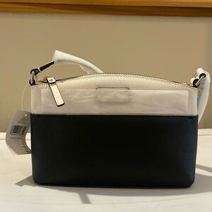 Brand New Kate Spade White and Black crossbody